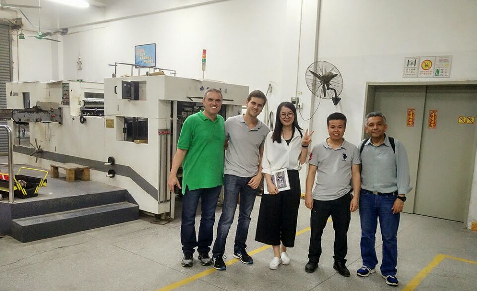 Customer visit our factory